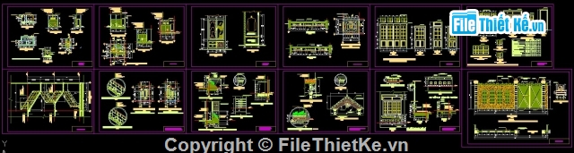 BẢN VẼ THIẾT KẾ NHÀ PHỐ,NHÀ PHỐ 7X15M,BẢN VẼ HỆ THỐNG ĐIỆN & CẤP THOÁT NƯỚC